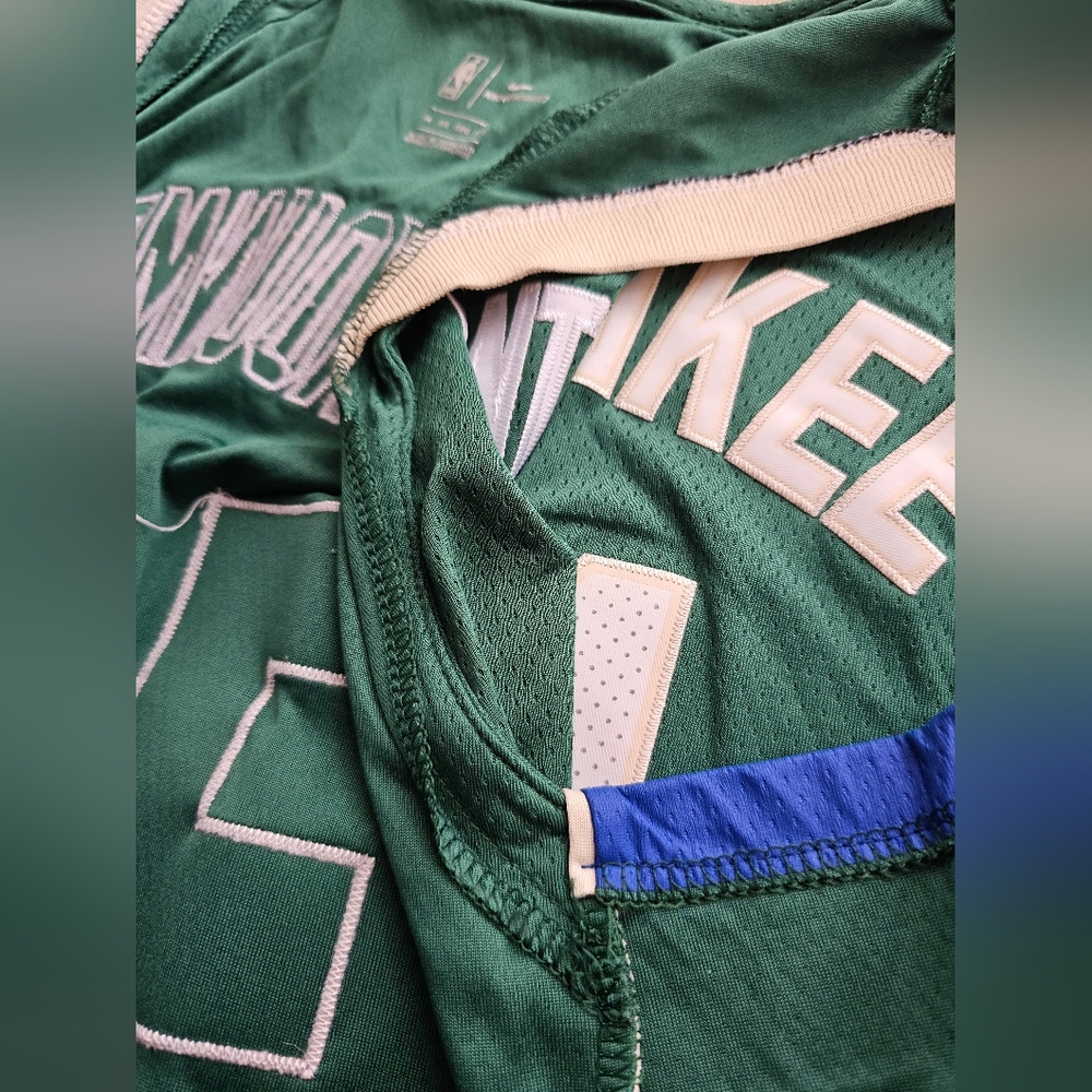 Vintage Throwback Giannis Milwaukee Bucks Jersey Gem